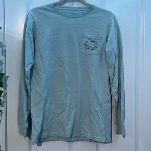 Ivory Ella Long Sleeve, Small, Blue